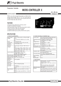 Thumbnail of document Data Sheet - PXR3 Temperature Controller